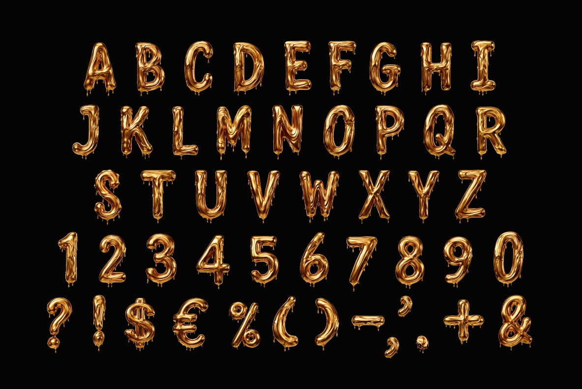 Golden Drip Font