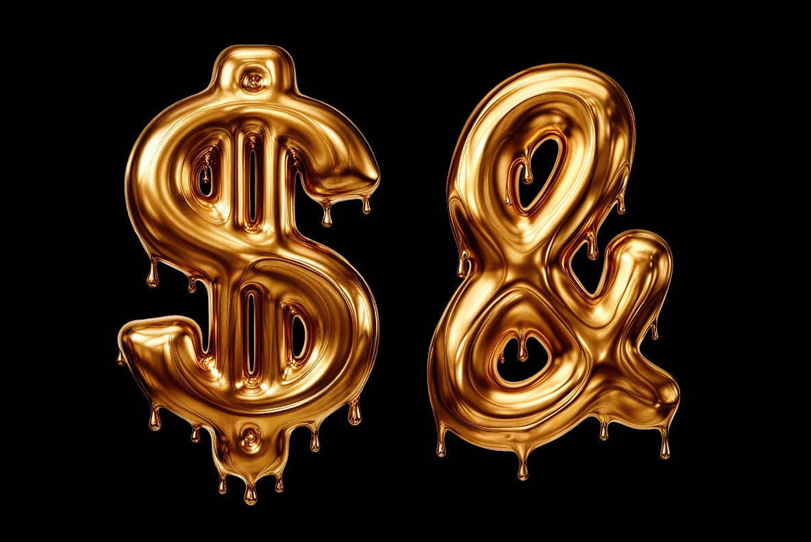 Golden Drip Font