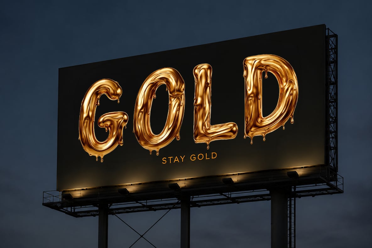 Golden Drip Font