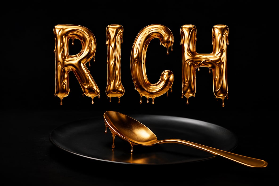 Golden Drip Font