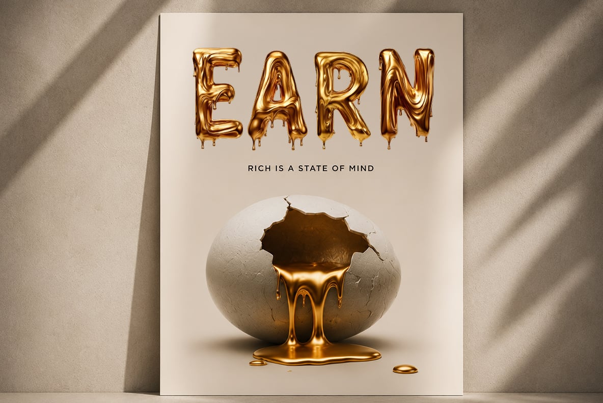 Golden Drip Font