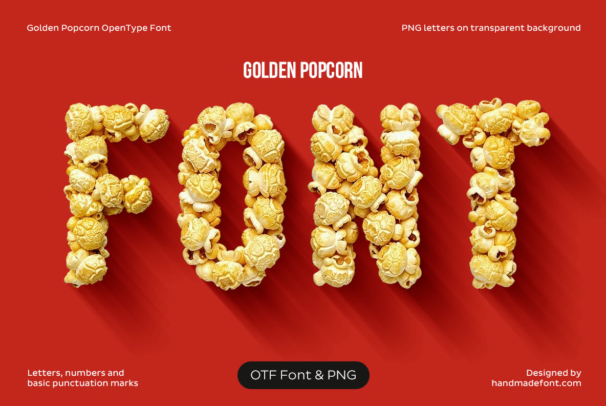 Golden Popcorn Font