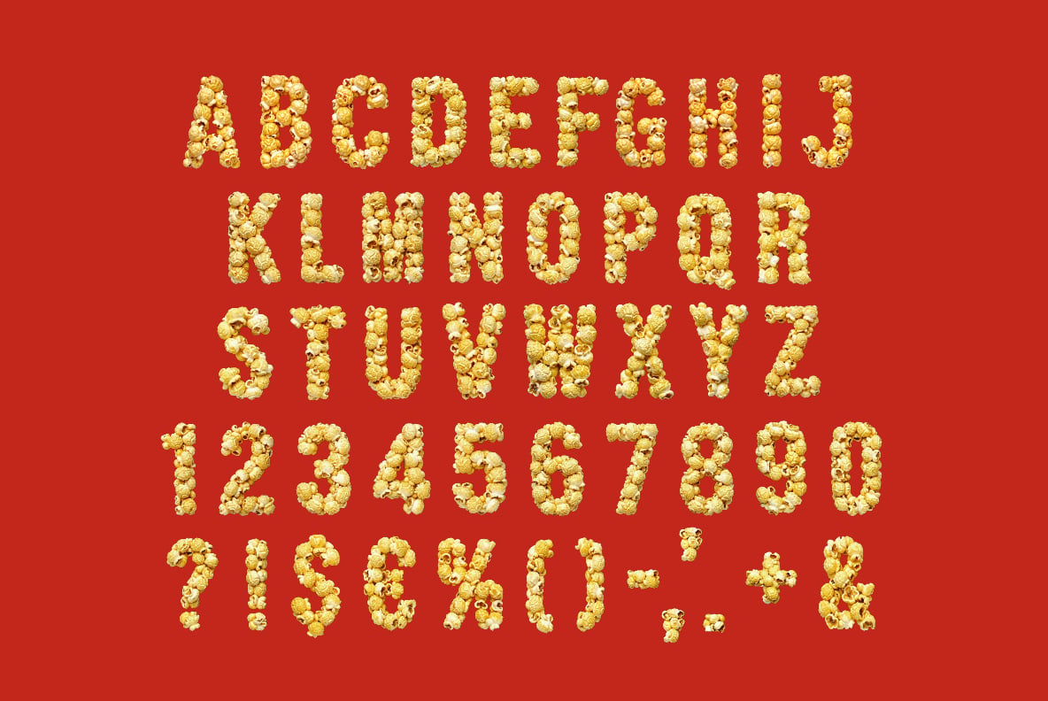 Golden Popcorn Font