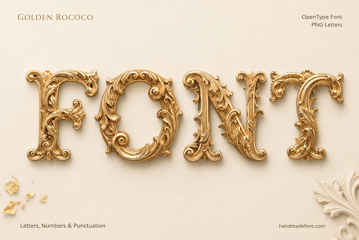 Golden Rococo Font