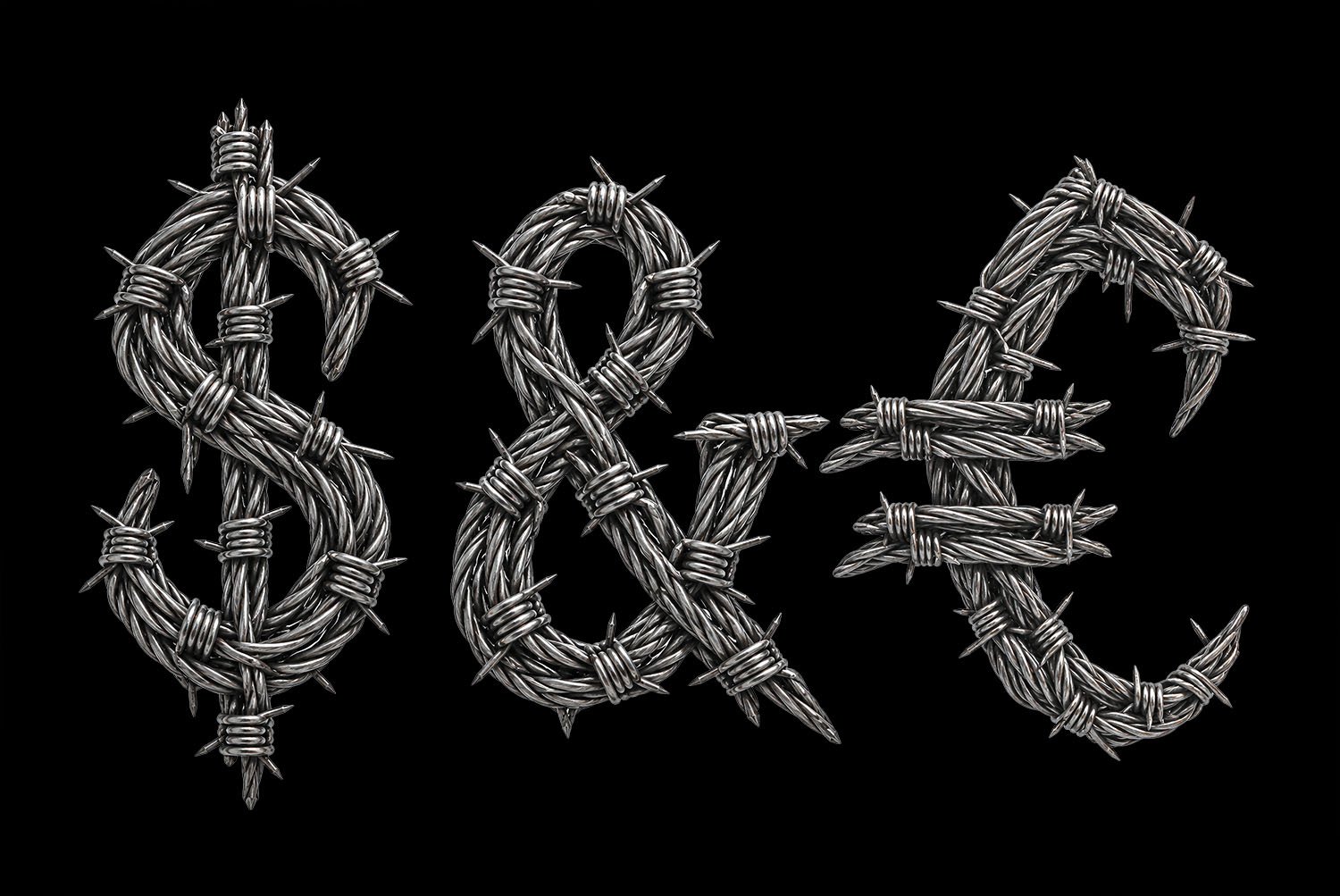 Gothic Barbed Wire Font