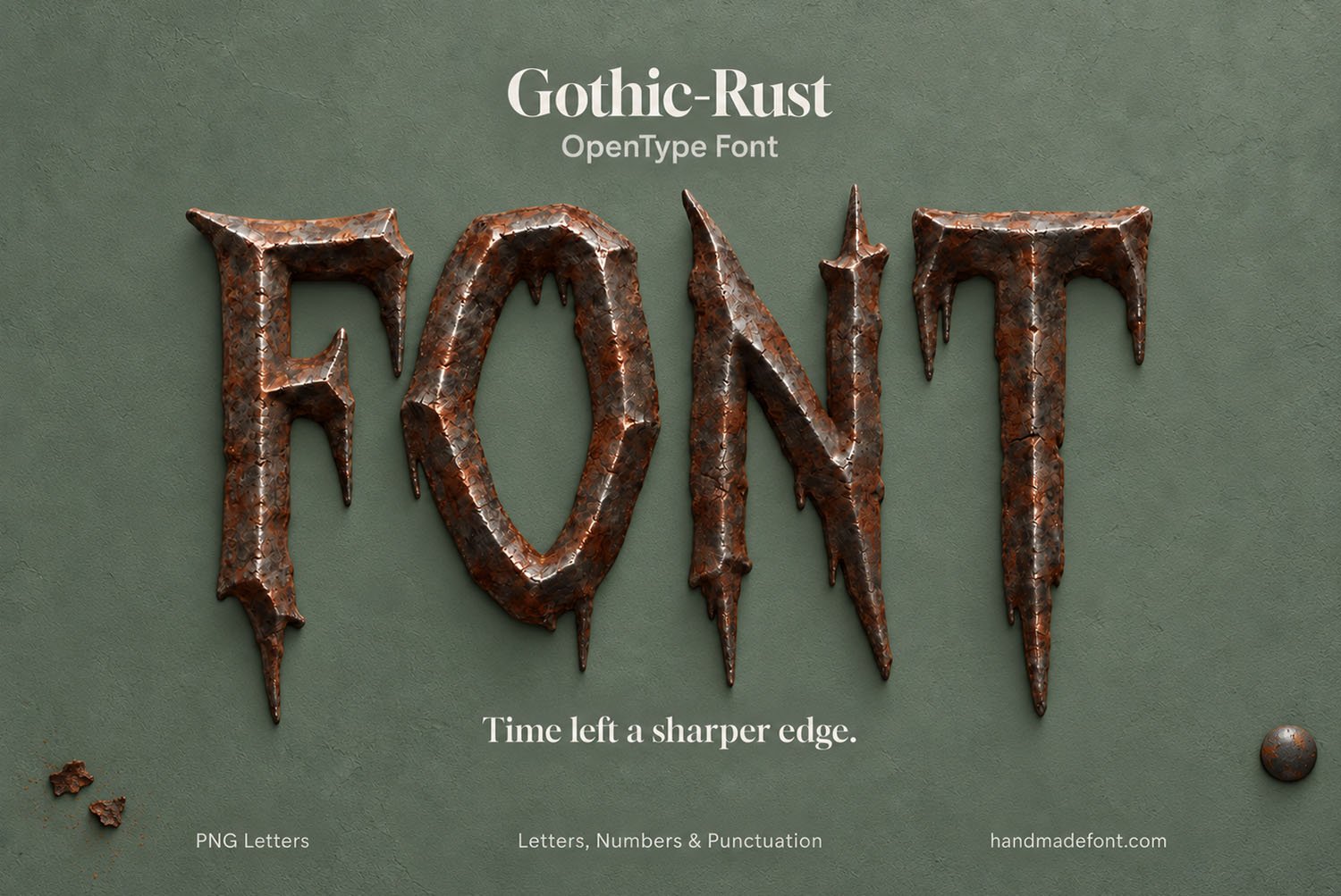 Gothic Rust Font