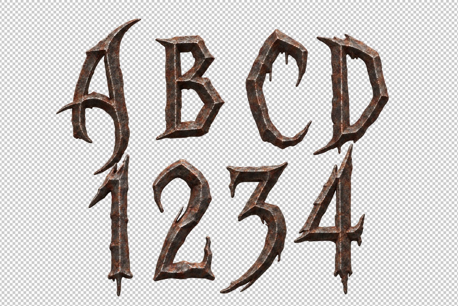 Gothic Rust Font
