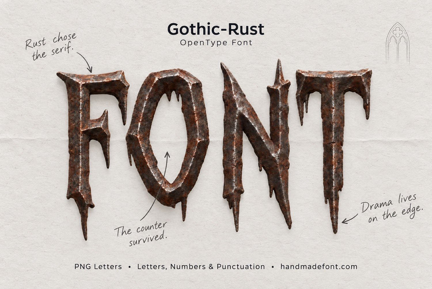 Gothic Rust Font