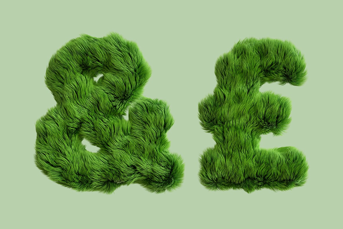 Green Fur Font