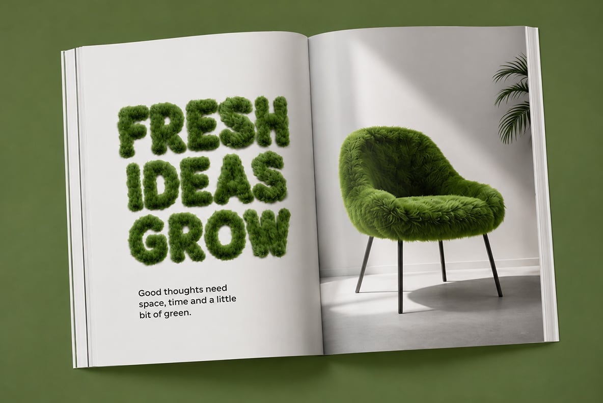 Green Fur Font