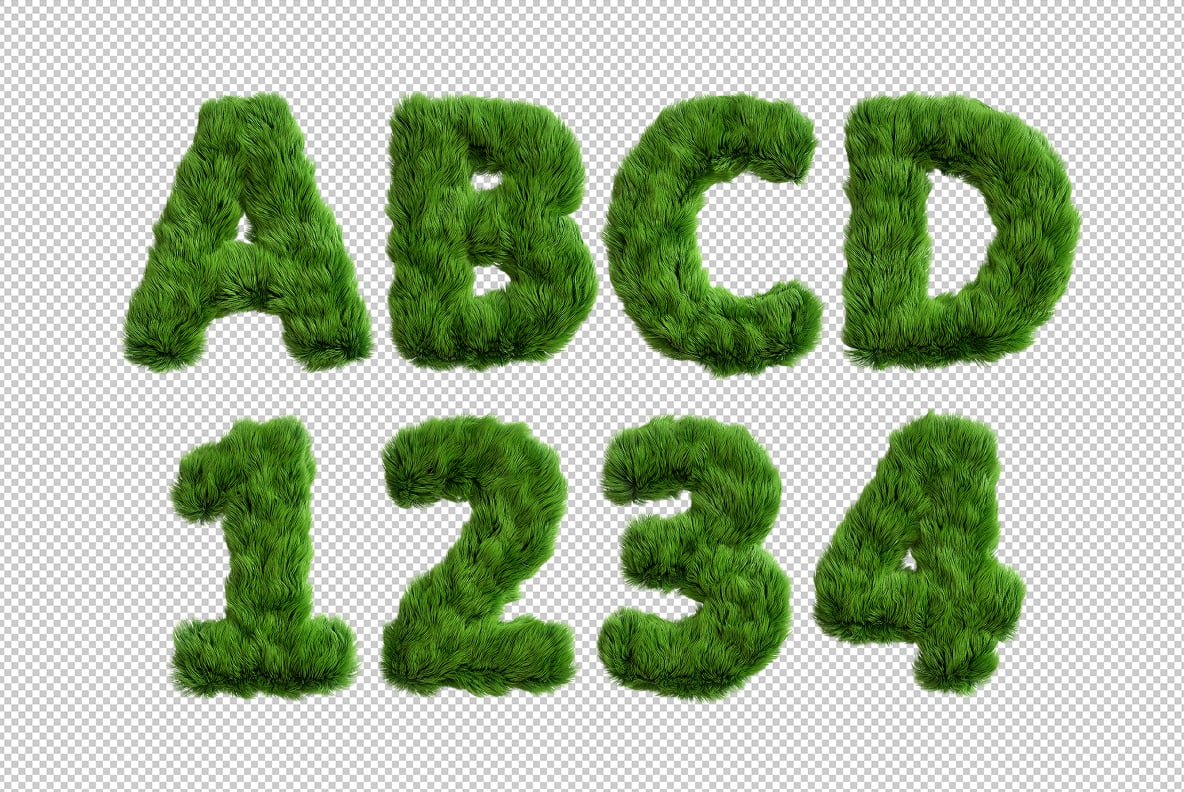 Green Fur Font