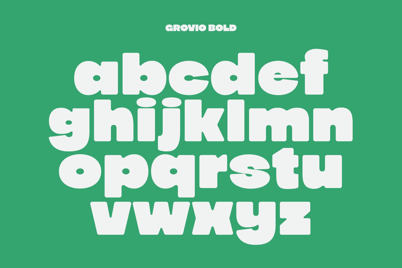 Grovio - Bold Dsiplay Font