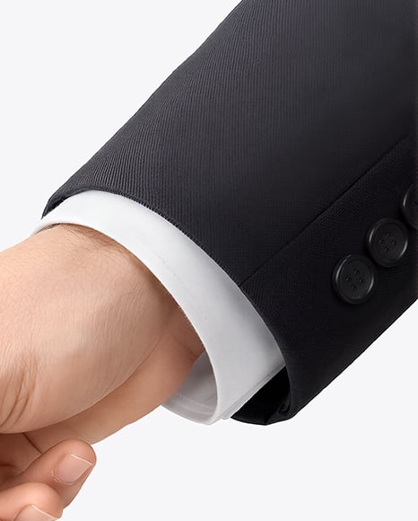 Hand with Glossy Paper Business Card Mockup