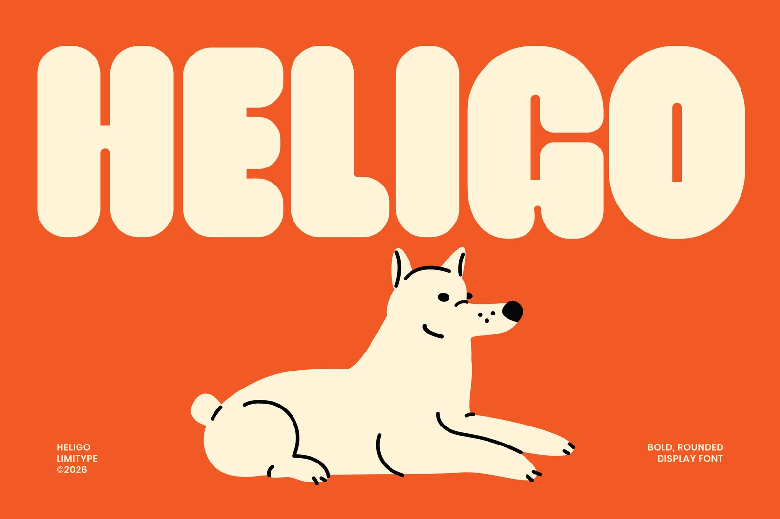 Heligo - Bold Rounded Font