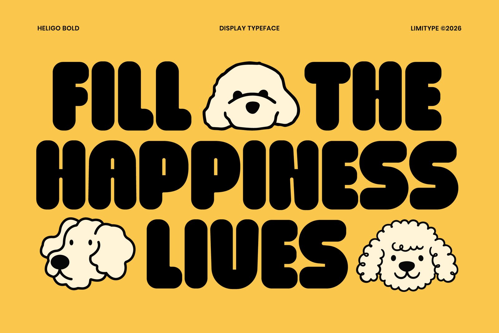 Heligo - Bold Rounded Font
