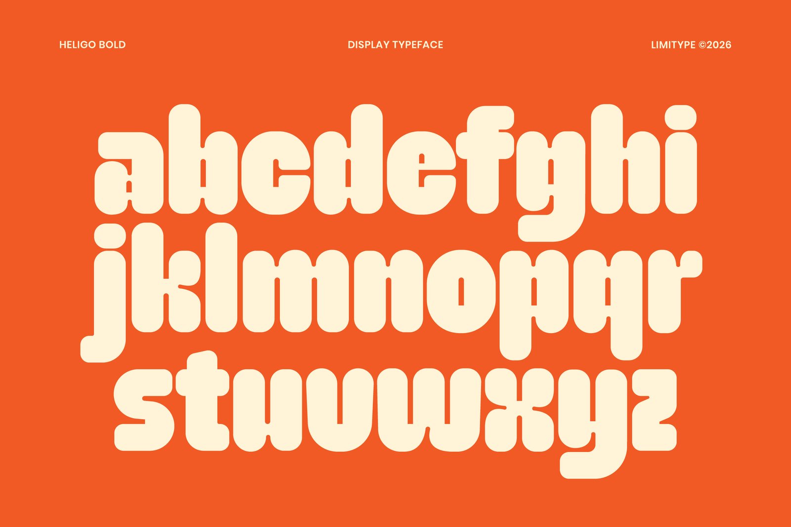 Heligo - Bold Rounded Font