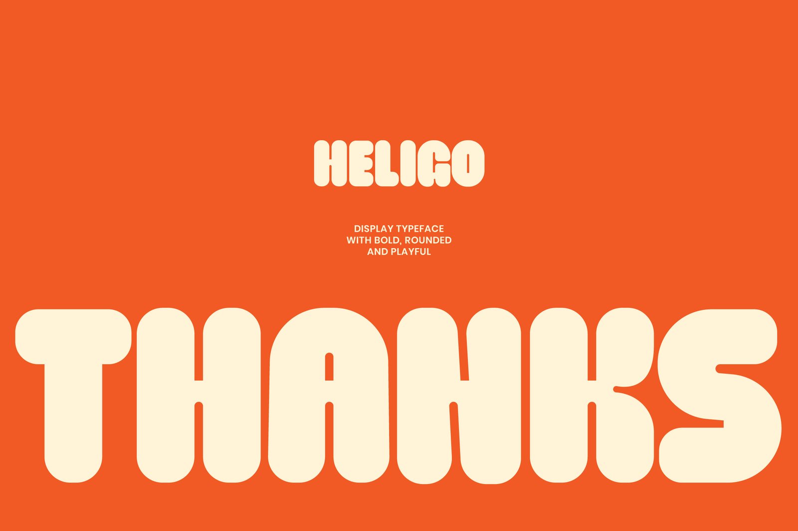 Heligo - Bold Rounded Font
