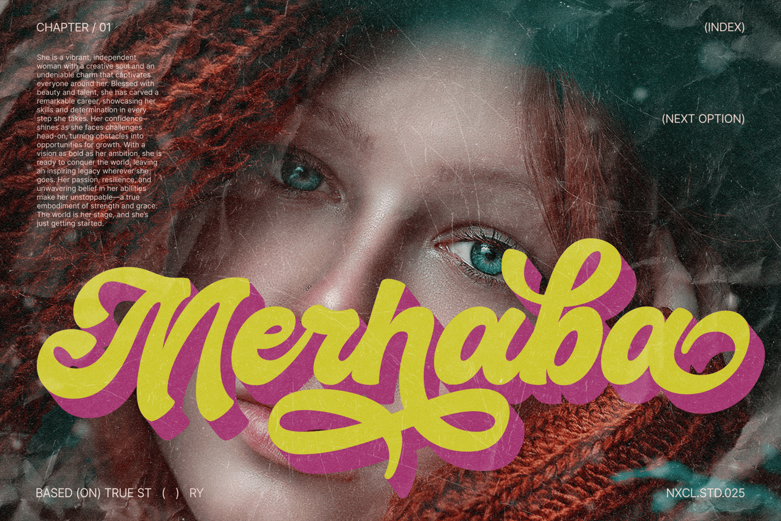 Hiderh Mahen — Groovy Retro Font
