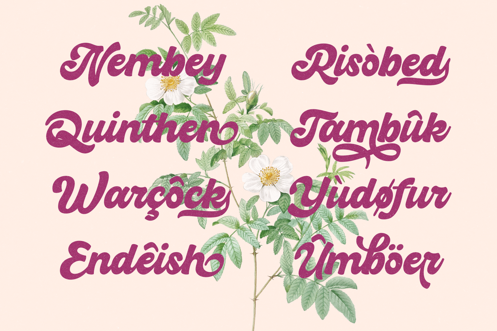 Hiderh Mahen — Groovy Retro Font