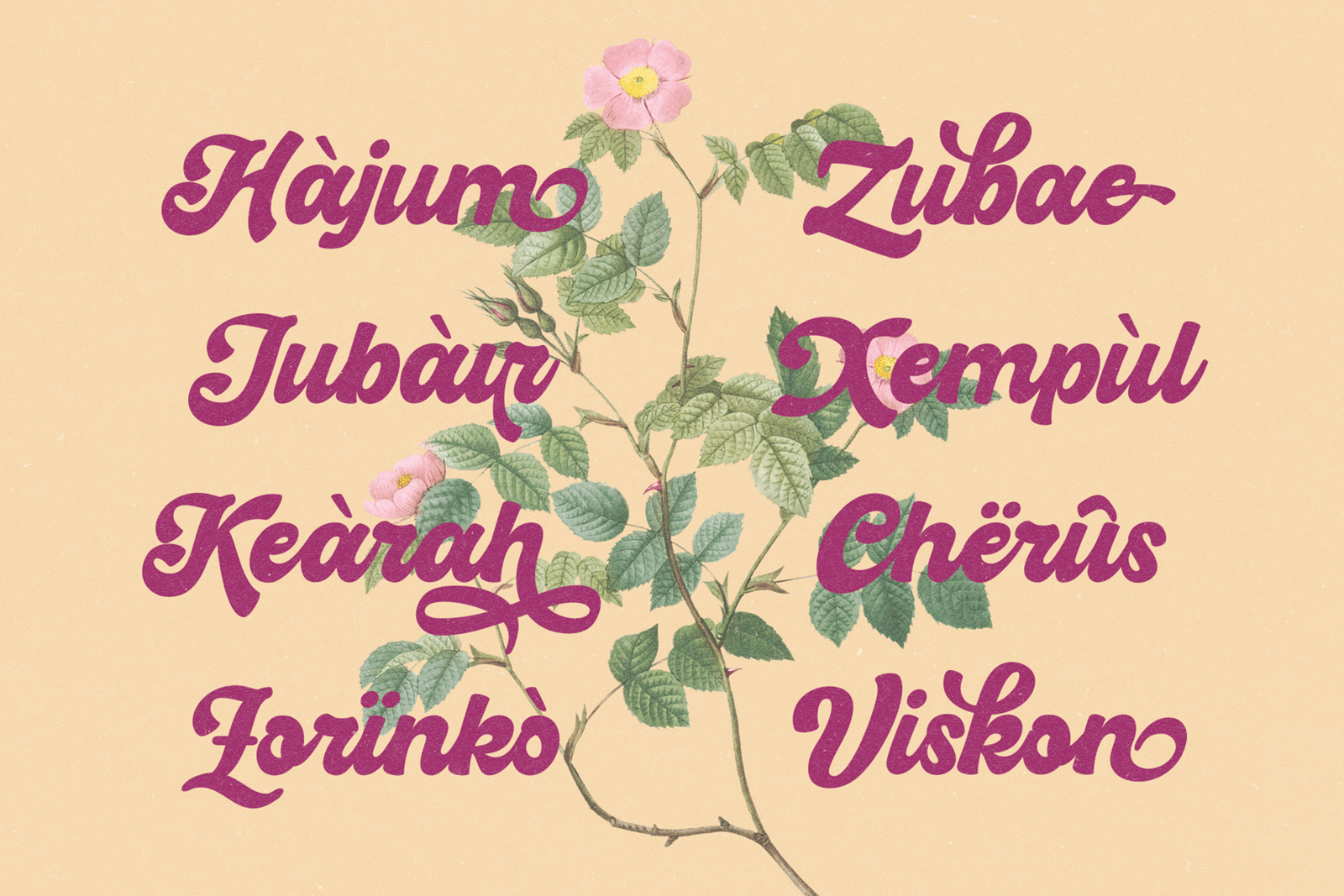 Hiderh Mahen — Groovy Retro Font