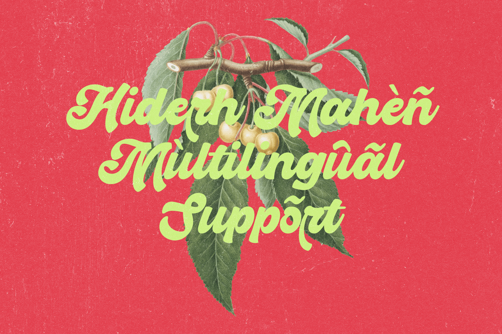 Hiderh Mahen — Groovy Retro Font