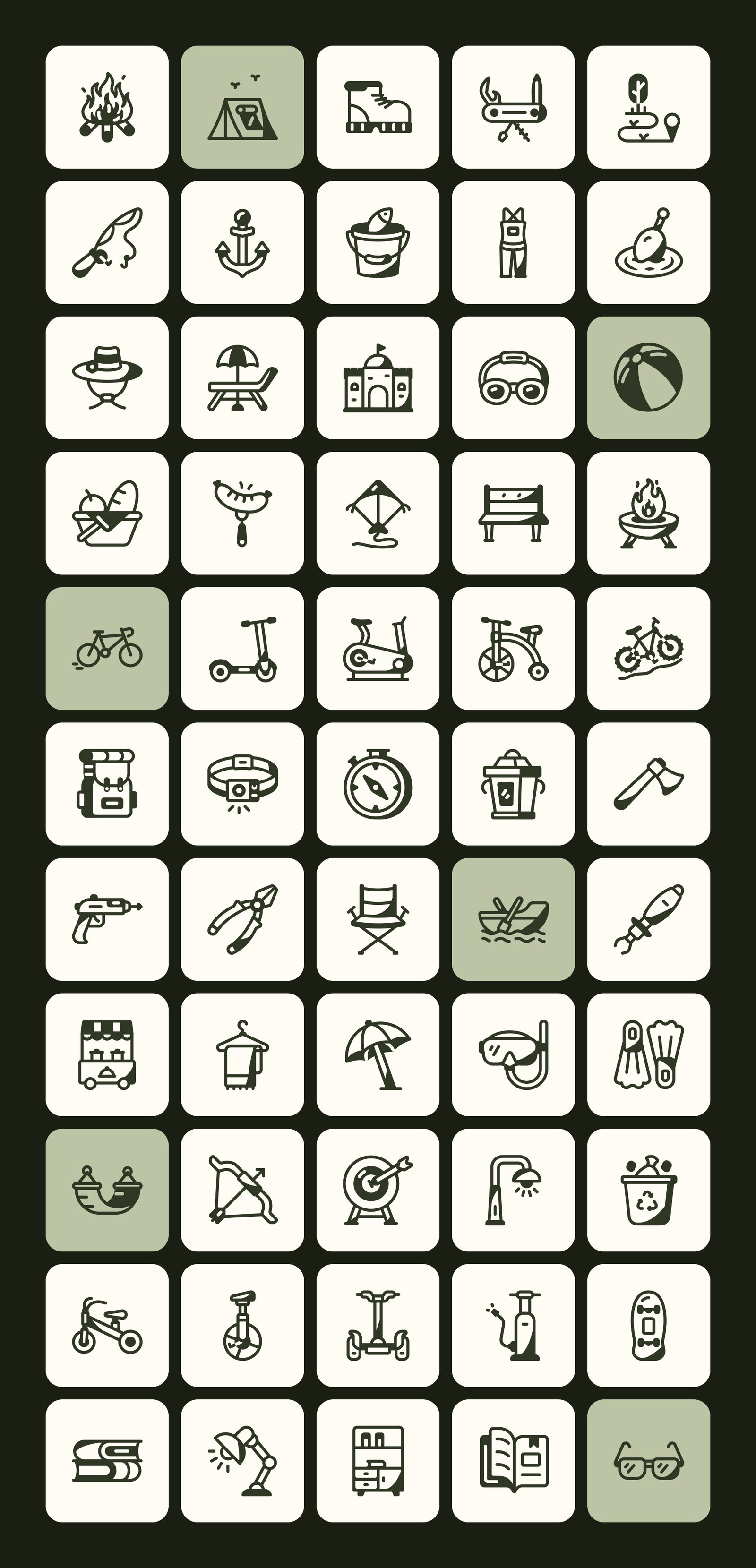 Hobbies Icons