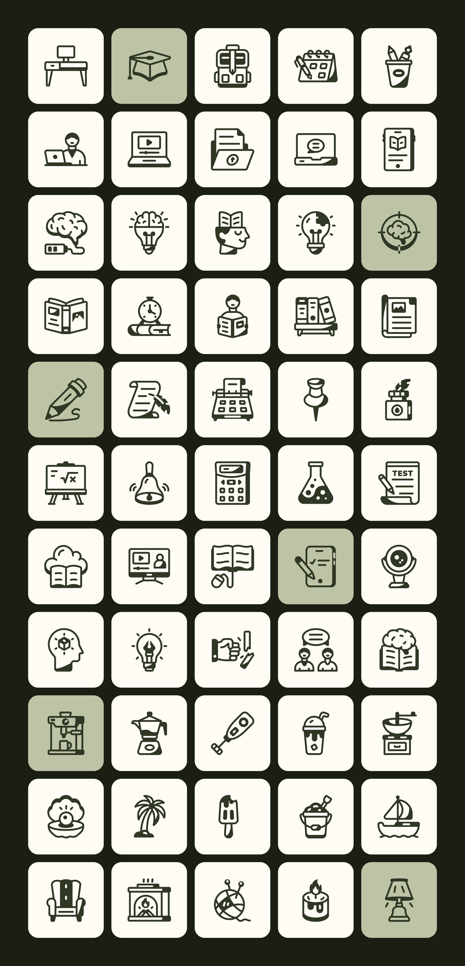 Hobbies Icons