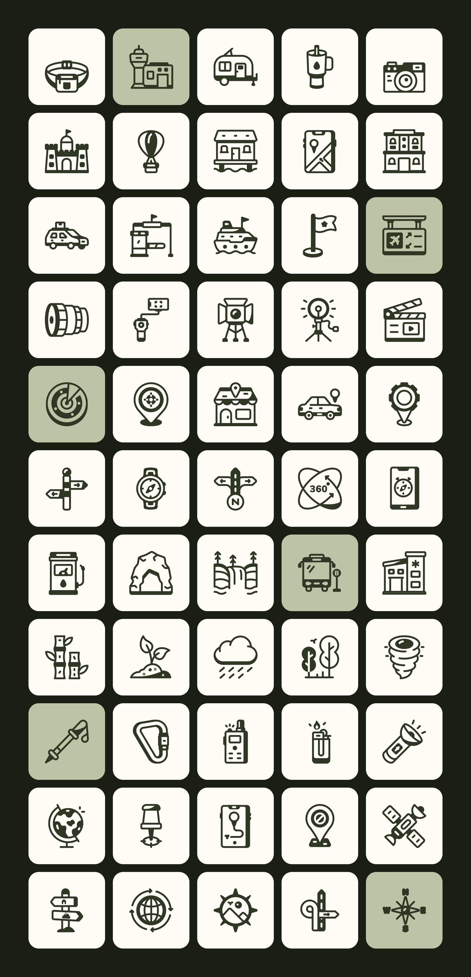 Hobbies Icons