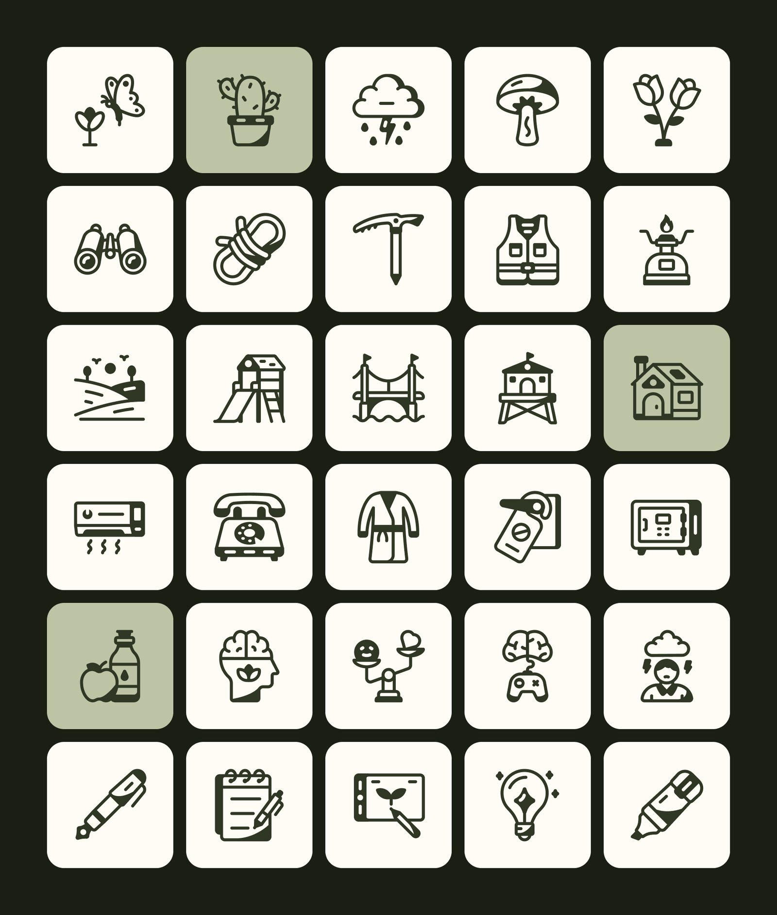 Hobbies Icons