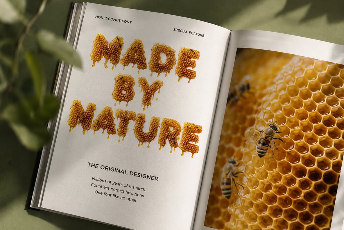 Honeycombs Font