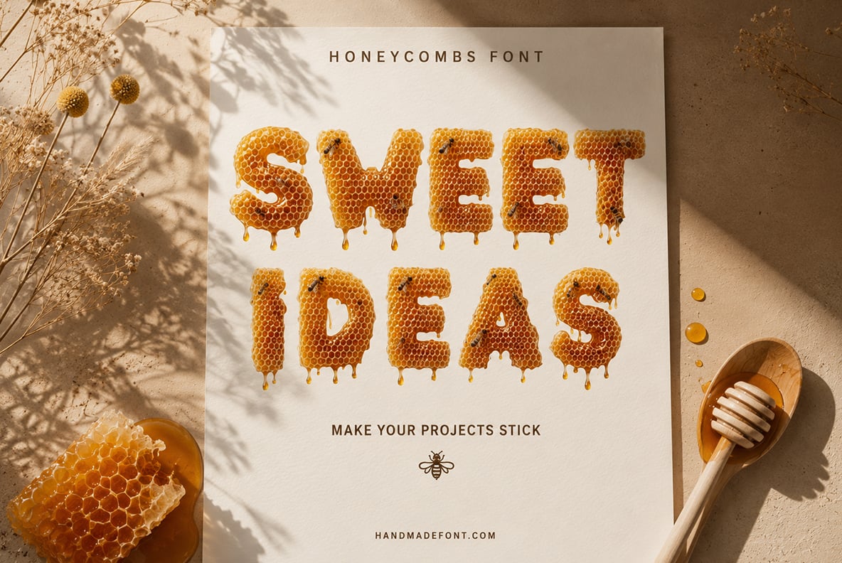 Honeycombs Font
