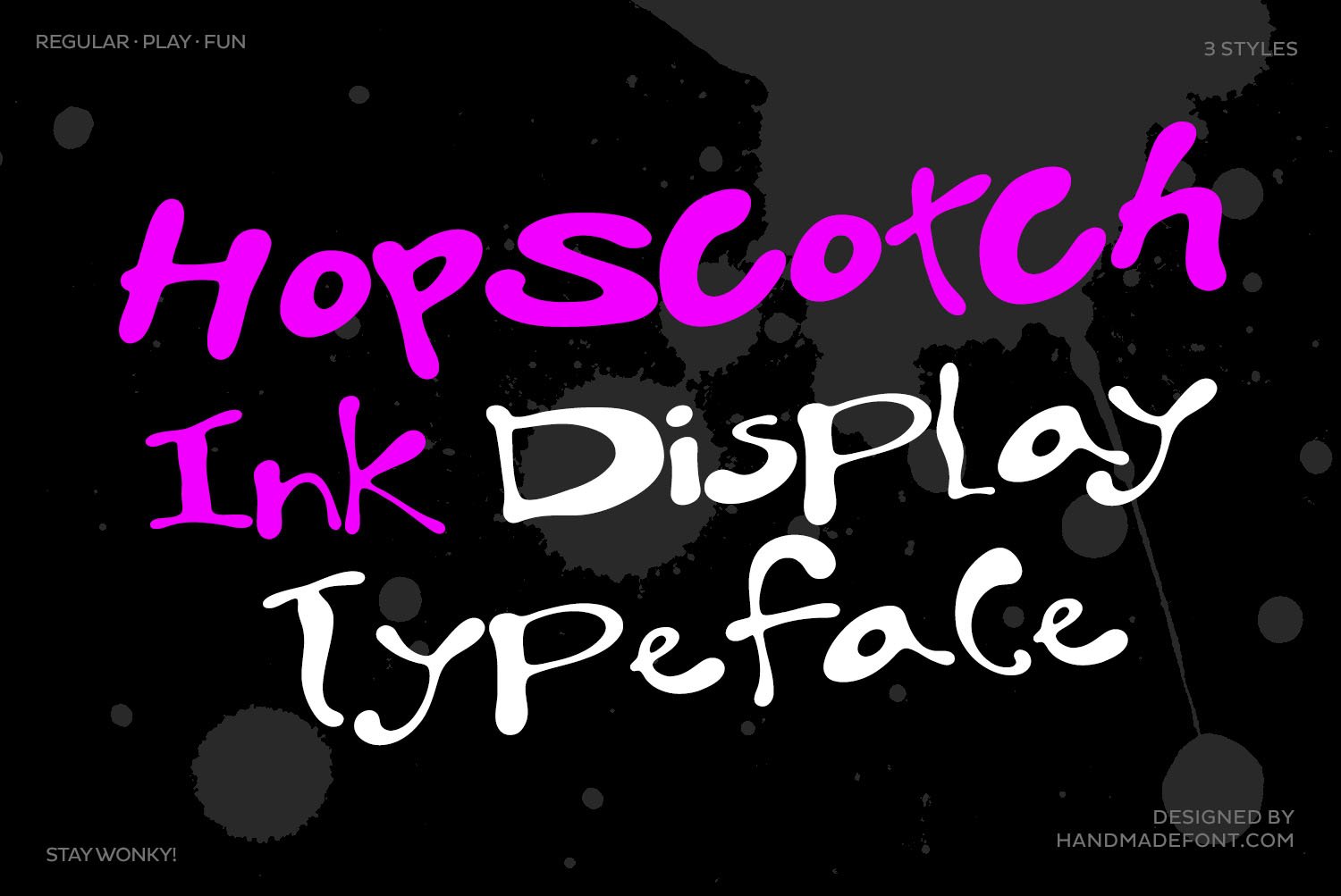 Hopscotch Ink Font