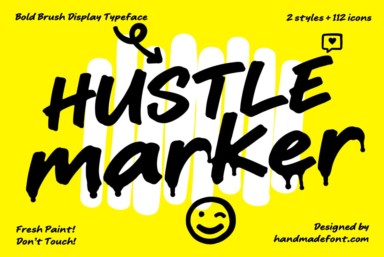 Hustle Marker Font