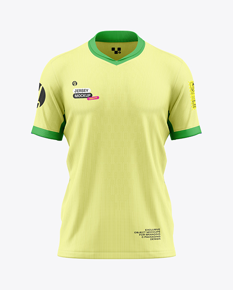 Soccer Jersey Mockup - Front View