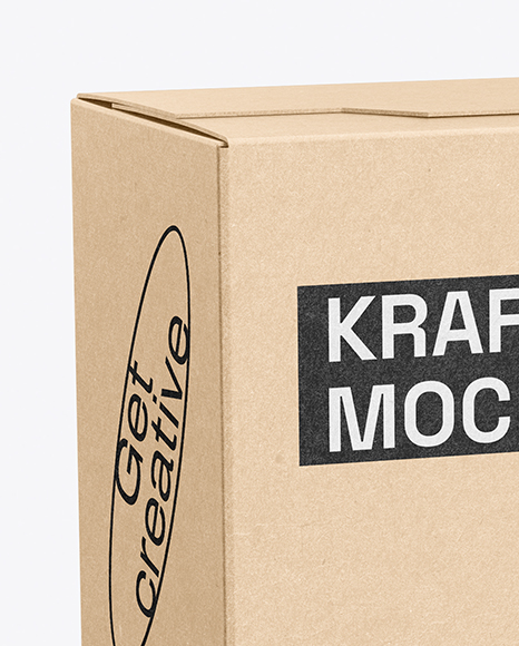 Kraft Box Mockup