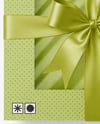 Kraft Paper Gift Box with Bow Mockup