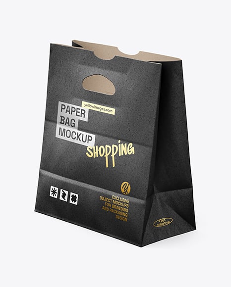 Kraft Paper Bag Mockup