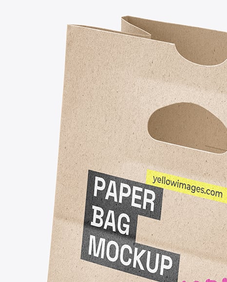 Kraft Paper Bag Mockup