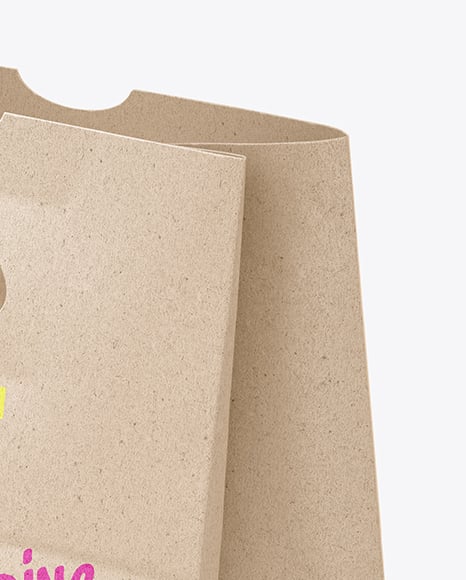 Kraft Paper Bag Mockup
