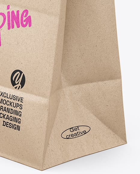 Kraft Paper Bag Mockup
