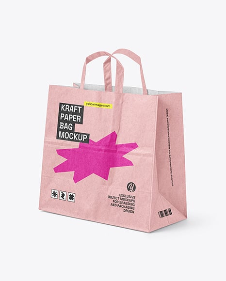 Kraft Paper Bag Mockup