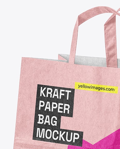 Kraft Paper Bag Mockup