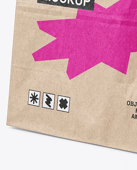 Kraft Paper Bag Mockup