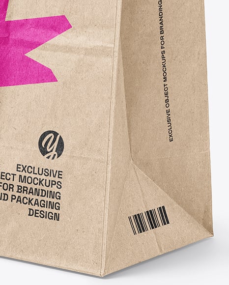 Kraft Paper Bag Mockup