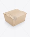 Kraft Paper Box in Sleeve Mockup