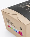 Kraft Paper Box in Sleeve Mockup