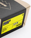 Kraft Paper Box in Sleeve Mockup