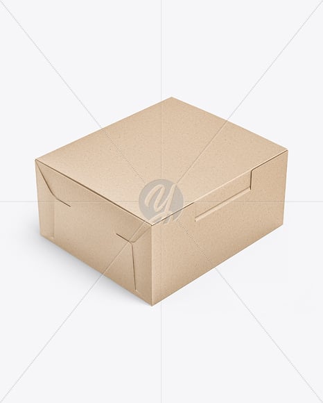 Kraft Paper Box Mockup