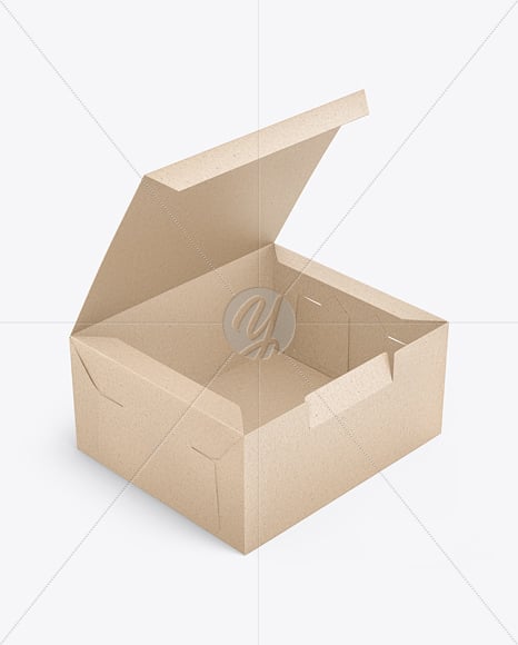 Kraft Paper Box Mockup