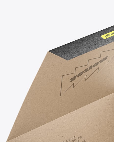 Kraft Paper Box Mockup